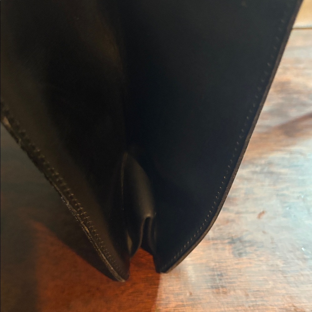 DIOR Vintage Black Leather Flap Crossbody Bag - Picture 8 of 17